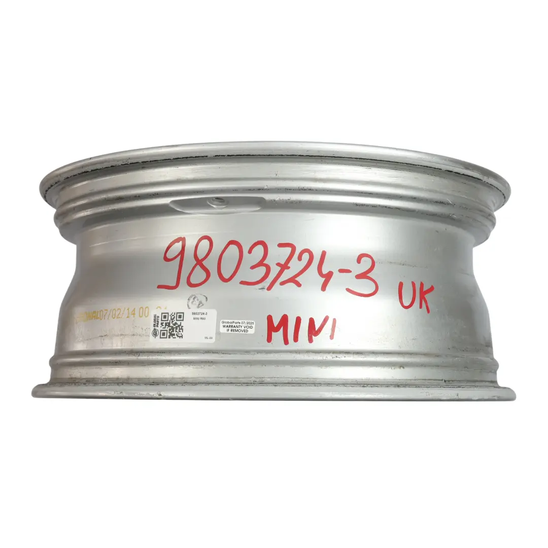 Mini Cooper R60 R61 Silver Wheel Alloy Rim 18" ET:52 7,5J Turbo Fan 126 - SKU 9803724-3 - Part number 9803724