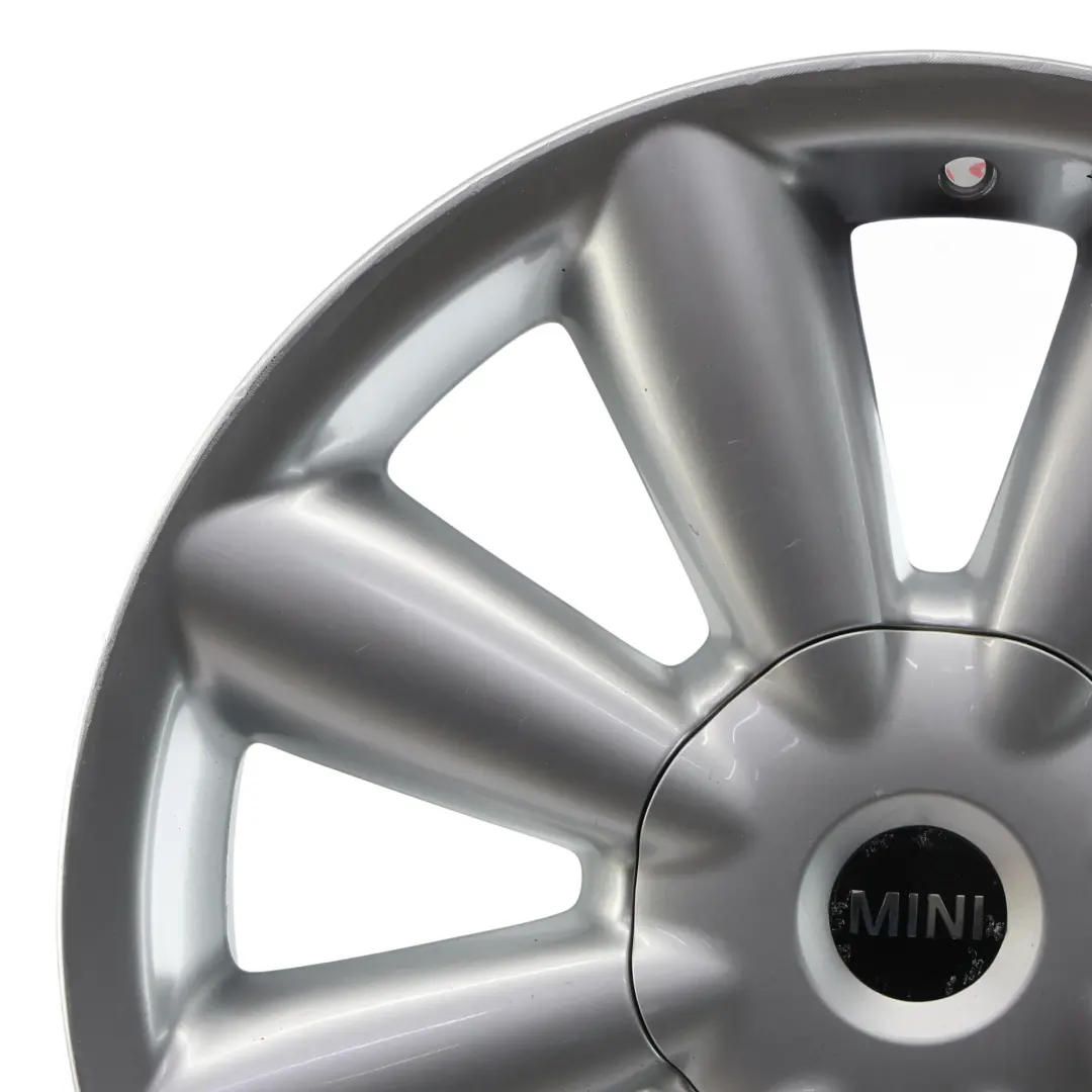 Mini Cooper R60 R61 Silver Wheel Alloy Rim 18" ET:52 7,5J Turbo Fan 126 - SKU 9803724-3 - Part number 9803724