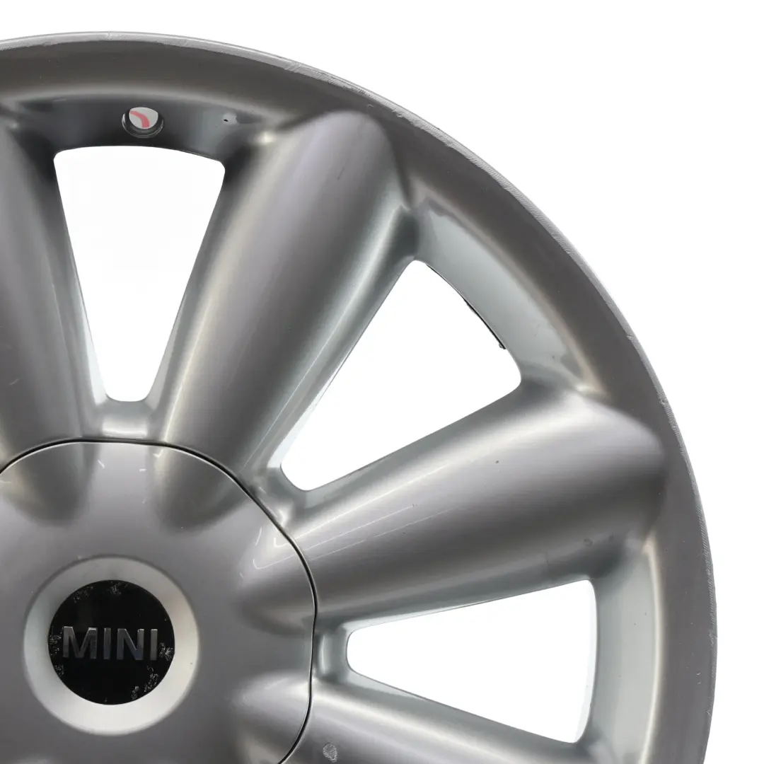 Mini Cooper R60 R61 Silver Wheel Alloy Rim 18" ET:52 7,5J Turbo Fan 126 - SKU 9803724-3 - Part number 9803724