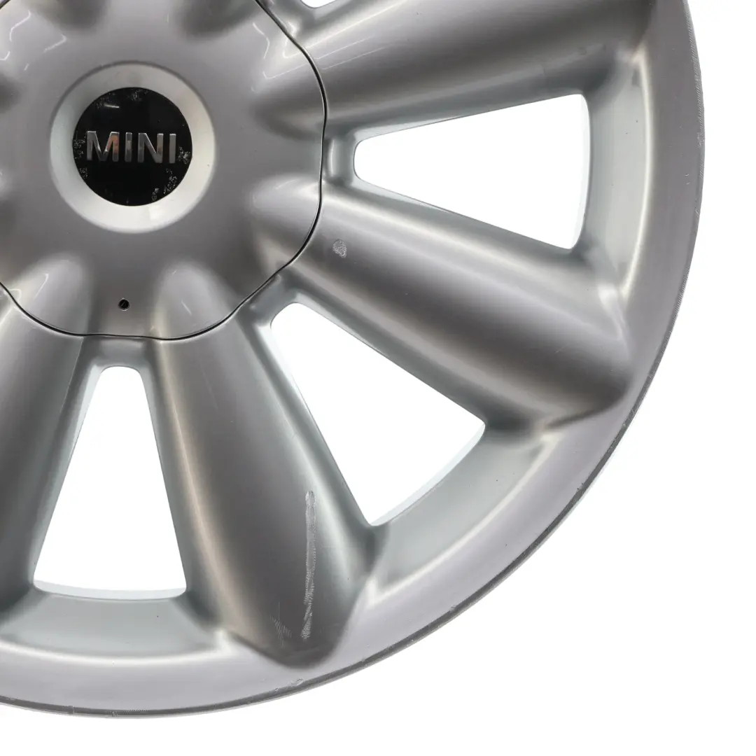 Mini Cooper R60 R61 Silver Wheel Alloy Rim 18" ET:52 7,5J Turbo Fan 126 - SKU 9803724-3 - Part number 9803724
