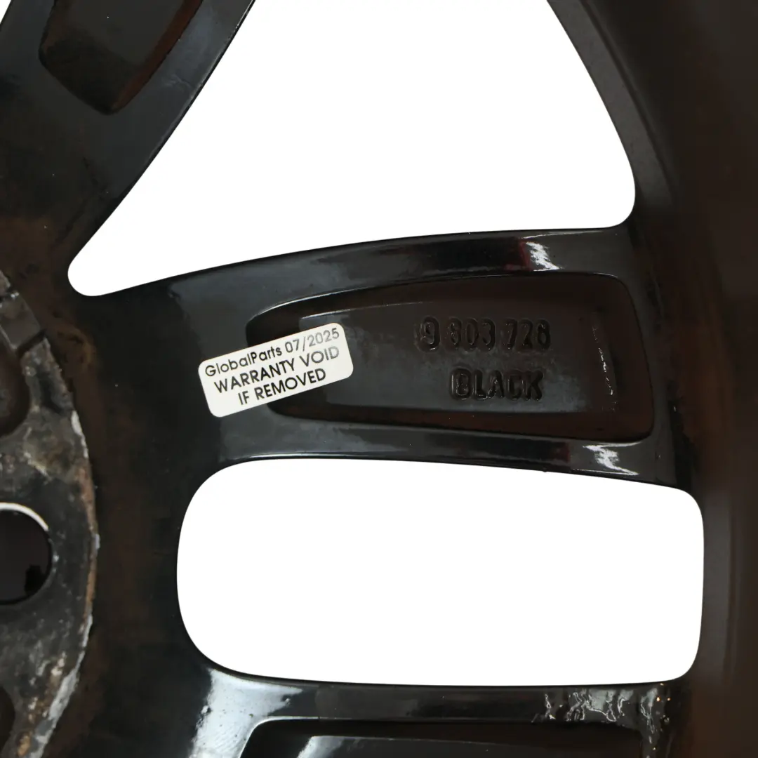  Cerchio Lega Mini Cooper R60 R61 Nero 17" 7J 5 Stelle Doppie Razze 124 - SKU 9803726-2 - Numero di parte 9803726