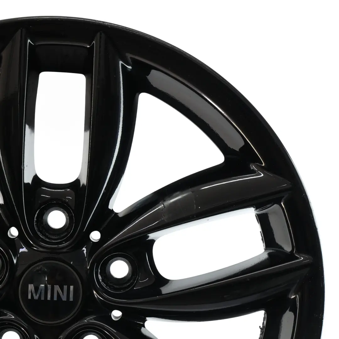 Mini Cooper R60 R61 Black Wheel Alloy Rim 17" 7J 5-Star Double Spoke 124 - SKU 9803726-2 - Part number 9803726