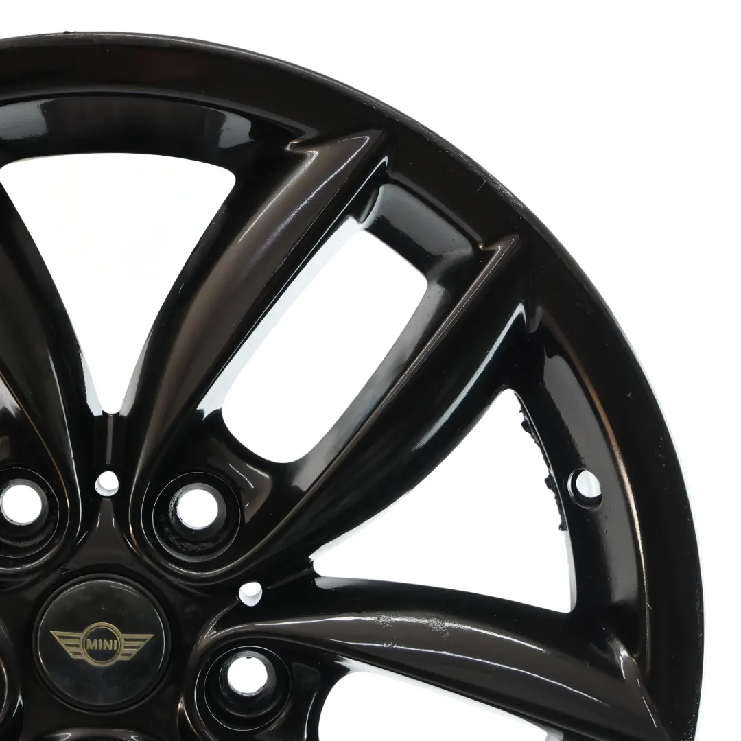 Mini Cooper R60 R61 Wheel Rim Alloy Black 17" 7J ET:50 5-Star Double Spoke 124 - SKU 9803726-5 - Part number 9803726