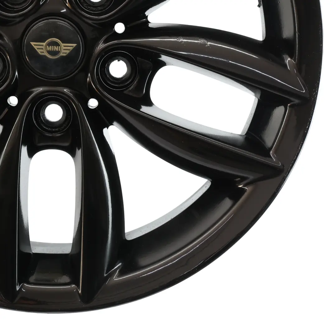 Mini Cooper R60 R61 Wheel Rim Alloy Black 17" 7J ET:50 5-Star Double Spoke 124 - SKU 9803726-5 - Part number 9803726
