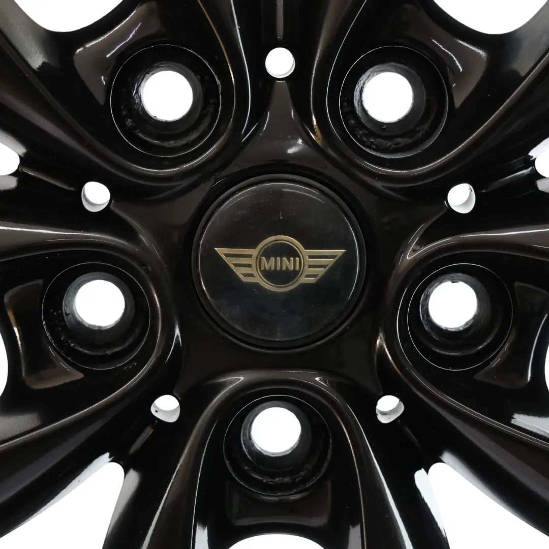 Mini Cooper R60 R61 Wheel Rim Alloy Black 17" 7J ET:50 5-Star Double Spoke 124 - SKU 9803726-5 - Part number 9803726
