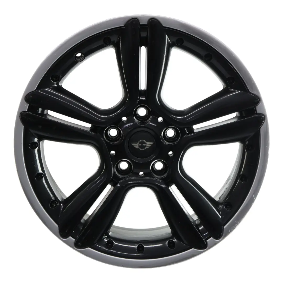 Mini Cooper R60 R61 Alufelge Schwarz 18" ET:52 7,5J 5-Stern Doppelspeiche 127 - SKU 9803727-4 - Teilenummer 9803727