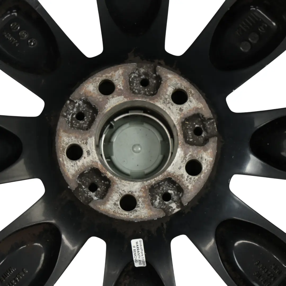Mini Cooper One R60 R61 Cerchio in lega nero 18" 7,5J ET:52 Turbo Fan 126 - SKU 9804374-2 - Numero di parte 9804374