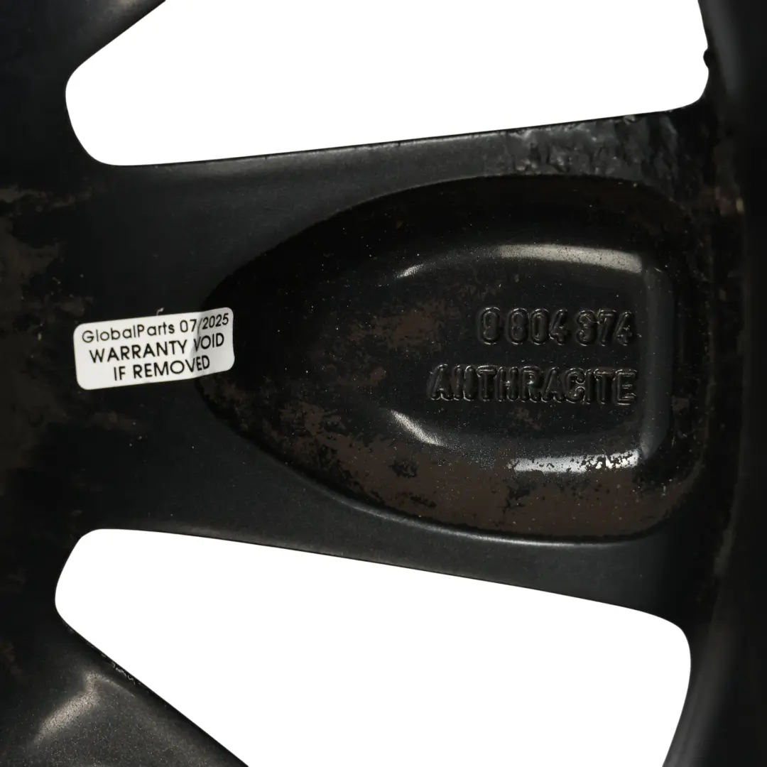 Mini Cooper One R60 R61 Cerchio in lega nero 18" 7,5J ET:52 Turbo Fan 126 - SKU 9804374-2 - Numero di parte 9804374