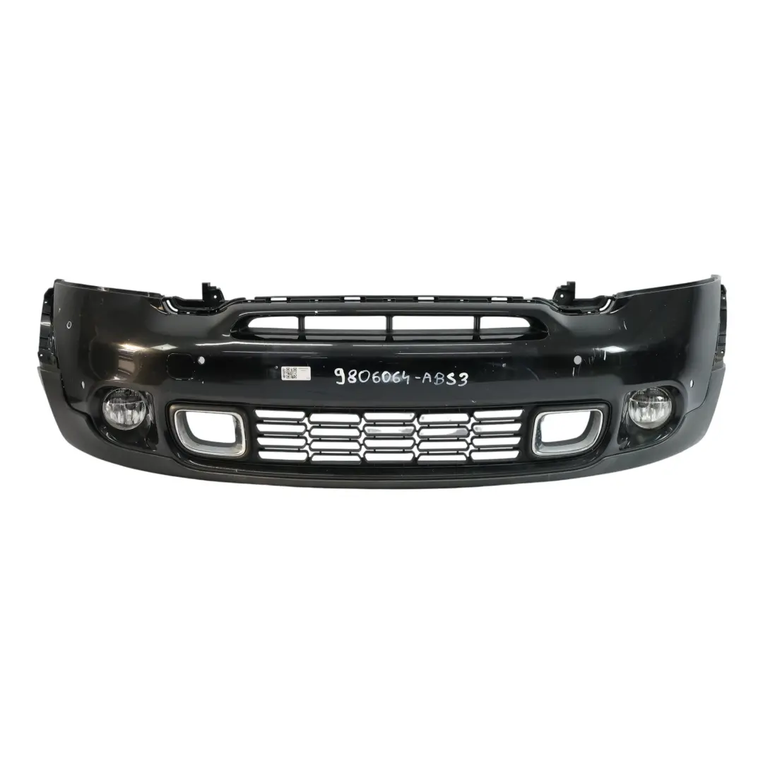 Mini R60 Cooper S Front Bumper Trim Panel Absolute Black Metallic - B11 - SKU 9806064-ABS3 - Part number 9806064