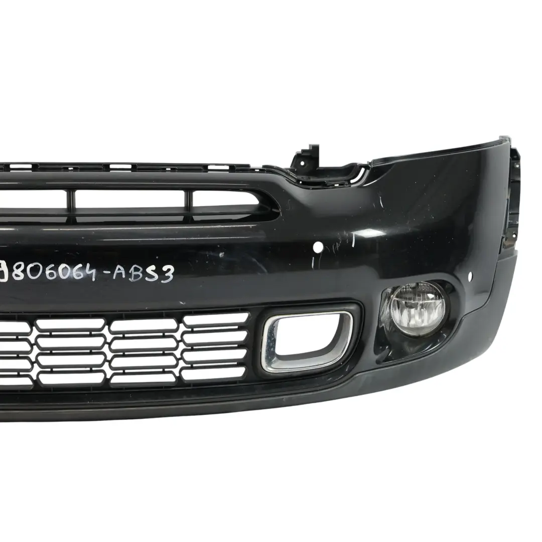 Front Bumper Trim Panel Absolute Black Metallic - B11 to Mini R60 Cooper S with Part number 9806064 Mini R60 Cooper S Front Bumper Trim Panel Absolute Black Metallic - B11 - SKU 9806064-ABS3 - Part number 9806064