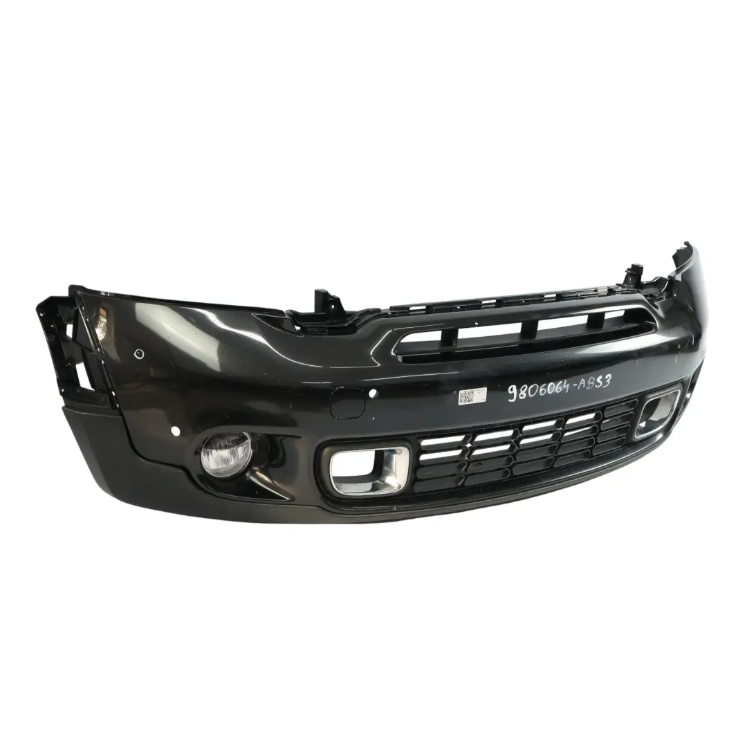 Mini R60 Cooper S Front Bumper Trim Panel Absolute Black Metallic - B11 - SKU 9806064-ABS3 - Part number 9806064