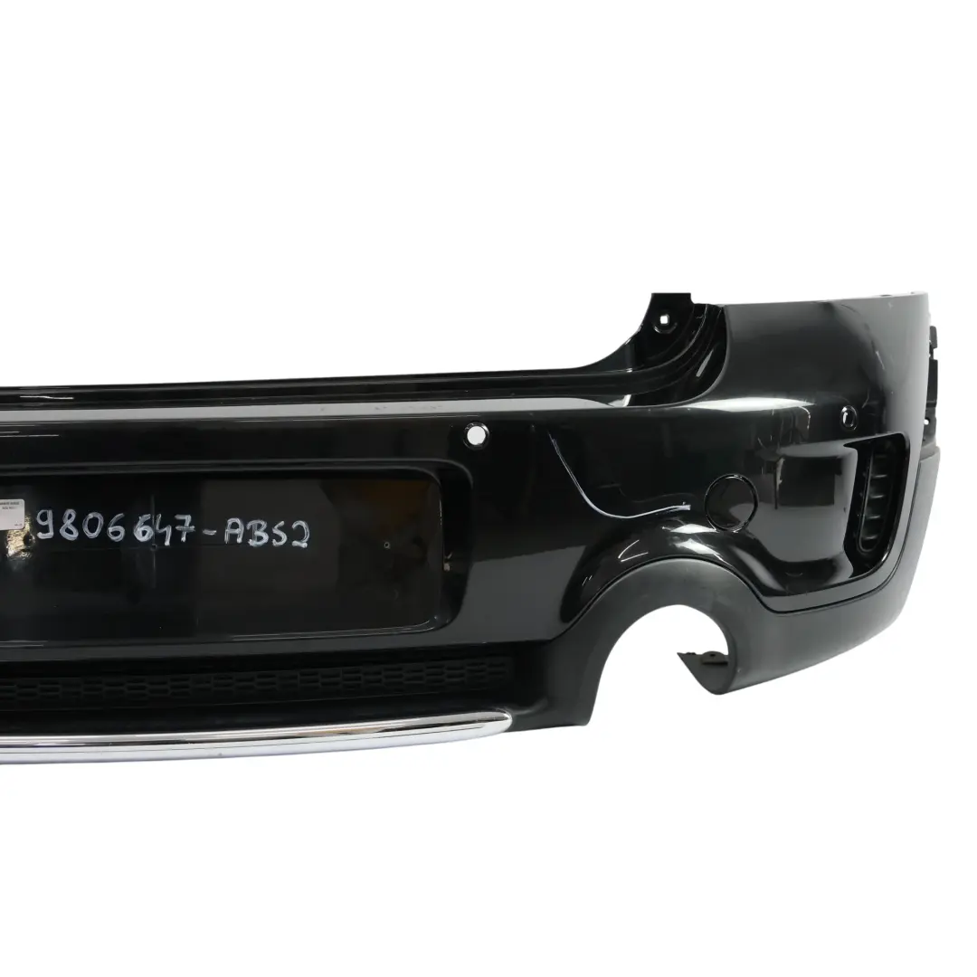 Mini Countryman R60 Rear Bumper Cooper S PDC Absolute Black Metallic - B11 - SKU 9806647-ABS2 - Part number 9806647