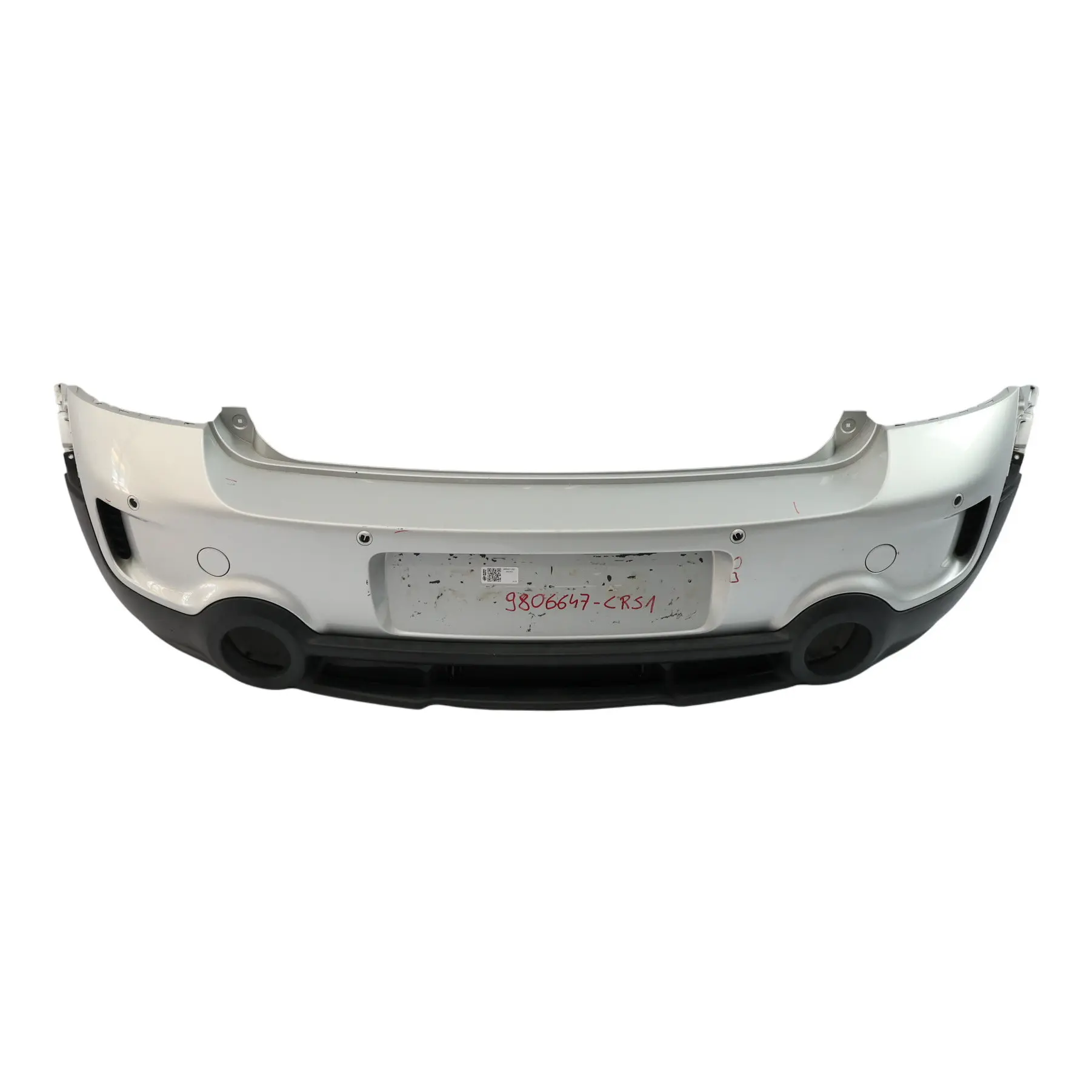 Mini Countryman R60 Rear Bumper Cooper S JCW PDC Crystal Silver Metallic - B12
