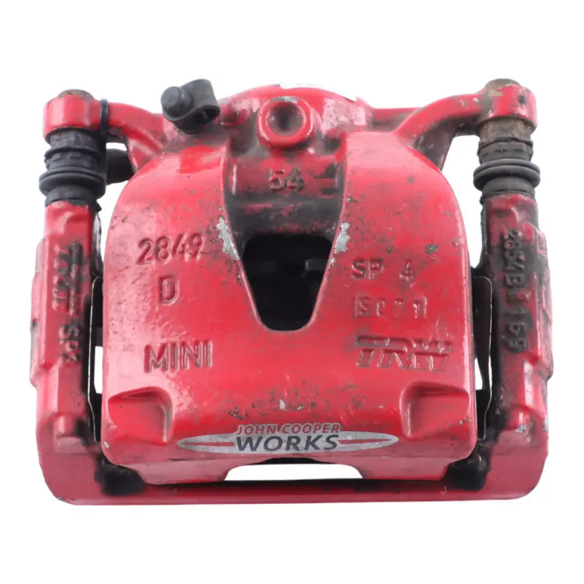 Brake Caliper JCW Rear Right O/S Wheel Brake Housing to Mini R60 R61 with Part number 9809288 Mini R60 R61 Brake Caliper JCW Rear Right O/S Wheel Brake Housing - SKU 9809288 - Part number 9809288