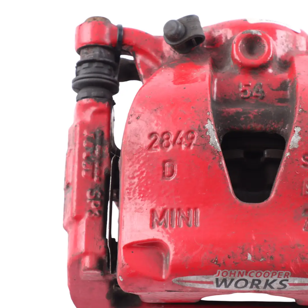 Brake Caliper JCW Rear Right O/S Wheel Brake Housing to Mini R60 R61 with Part number 9809288 Mini R60 R61 Brake Caliper JCW Rear Right O/S Wheel Brake Housing - SKU 9809288 - Part number 9809288