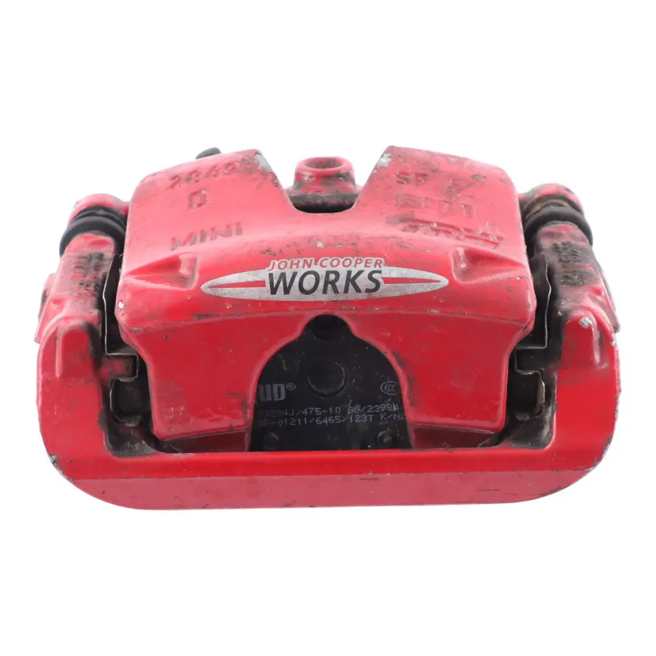 Brake Caliper JCW Rear Right O/S Wheel Brake Housing to Mini R60 R61 with Part number 9809288 Mini R60 R61 Brake Caliper JCW Rear Right O/S Wheel Brake Housing - SKU 9809288 - Part number 9809288