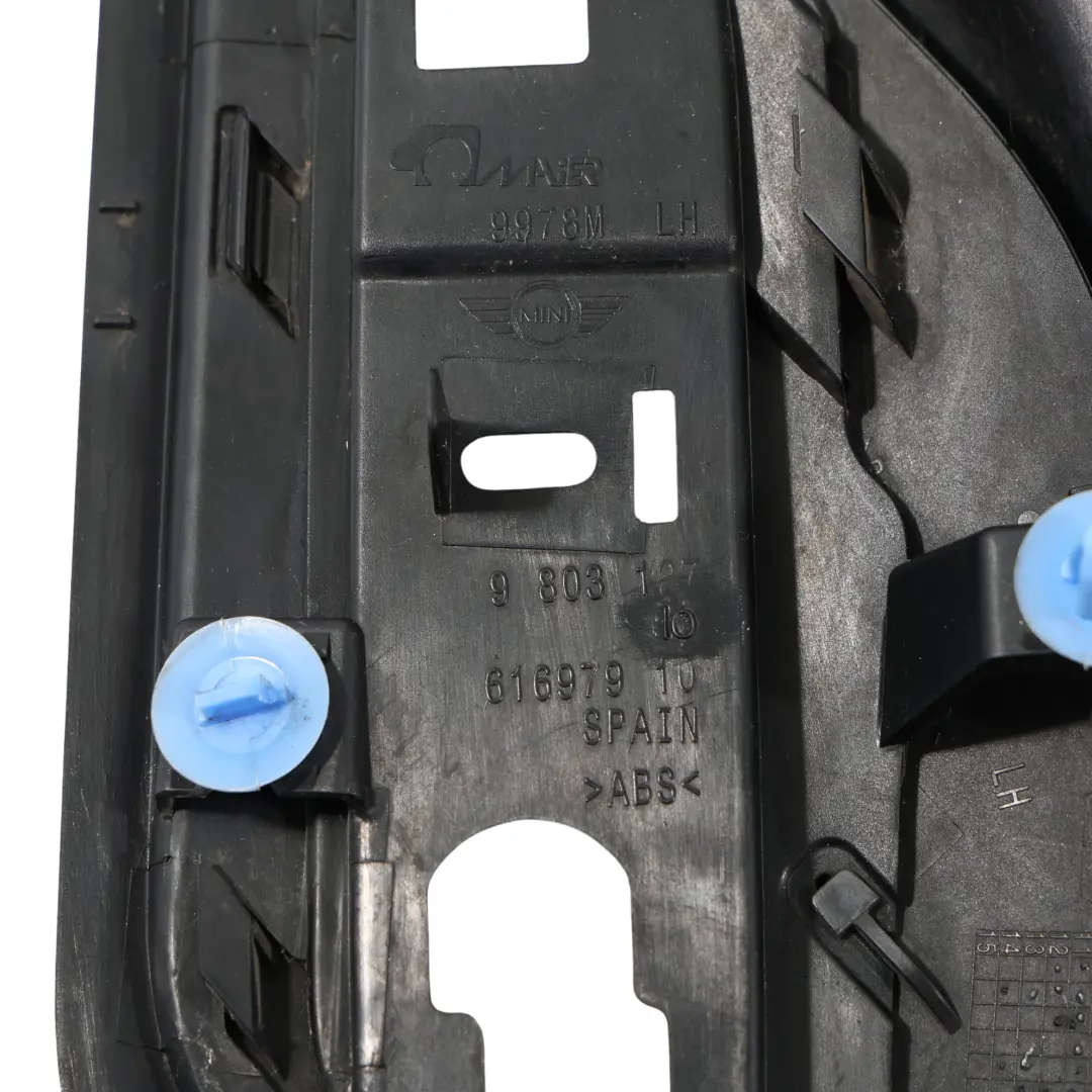 Indicatore Di Direzione Laterale Trim Sinistro Nero per Mini R60 R61 con numero di parte 9812905 Mini R60 R61 Indicatore Di Direzione Laterale Trim Sinistro Nero - SKU 9812905-1 - Numero di parte 9812905