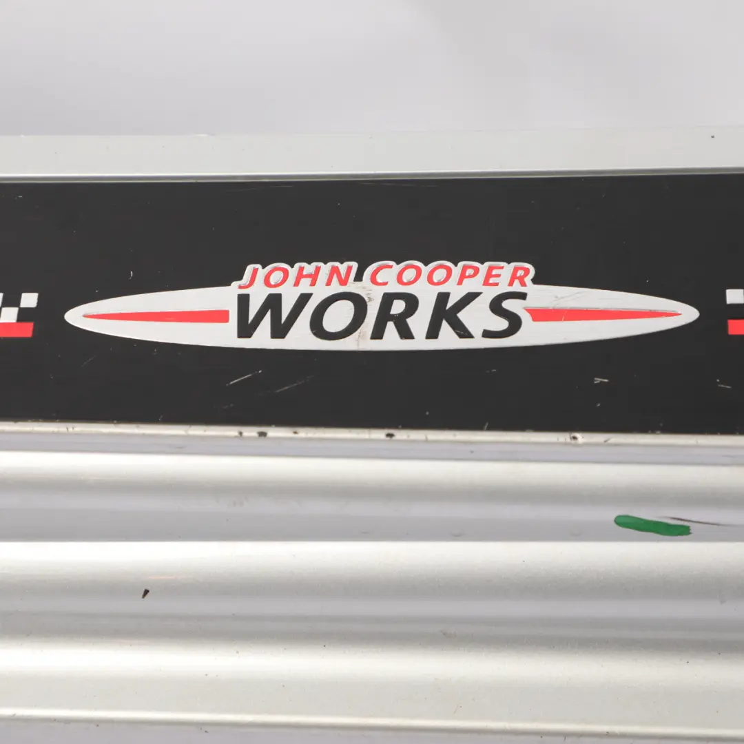 Side Skirt Cooper S JCW Left N/S Sill Trim Cover Crystal Silver - B12 to Mini R60 with Part number 9813351 Mini R60 Side Skirt Cooper S JCW Left N/S Sill Trim Cover Crystal Silver - B12 - SKU 9813351-CRS - Part number 9813351