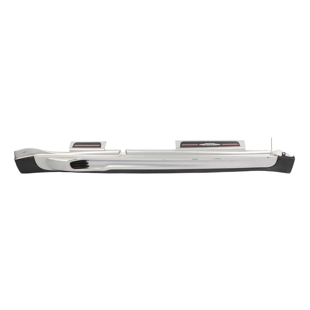 Side Skirt Right O/S Door Sill Trim Crystal Silver - B12 to Mini R60 Cooper S JCW with Part number 9813352 Mini R60 Cooper S JCW Side Skirt Right O/S Door Sill Trim Crystal Silver - B12 - SKU 9813352-CRS - Part number 9813352