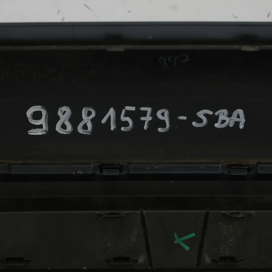 Bumper M Sport Trim Panel PDC Storm Bay Metallic - C3N to BMW F40 Rear with Part number 9881579 BMW F40 Rear Bumper M Sport Trim Panel PDC Storm Bay Metallic - C3N - SKU 9881579-SBA - Part number 9881579