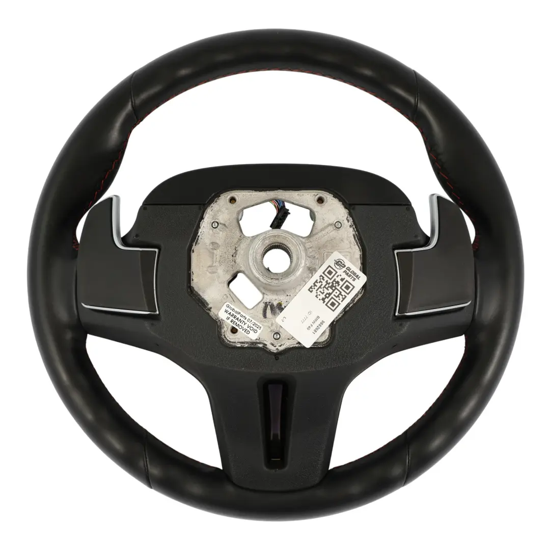 Pelle Nera Multifunzione Cambio al Volante per BMW F40 Volante M Sport con numero di parte 9882681 BMW F40 Volante M Sport Pelle Nera Multifunzione Cambio al Volante - SKU 9882681 - Numero di parte 9882681