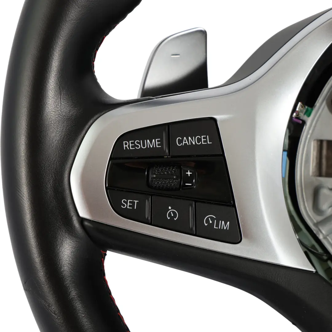 Steering Wheel M Sport Black Leather Multifunction Paddle Shift to BMW F40 with Part number 9882681 BMW F40 Steering Wheel M Sport Black Leather Multifunction Paddle Shift - SKU 9882681 - Part number 9882681