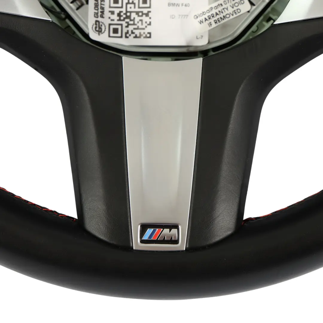 Pelle Nera Multifunzione Cambio al Volante per BMW F40 Volante M Sport con numero di parte 9882681 BMW F40 Volante M Sport Pelle Nera Multifunzione Cambio al Volante - SKU 9882681 - Numero di parte 9882681