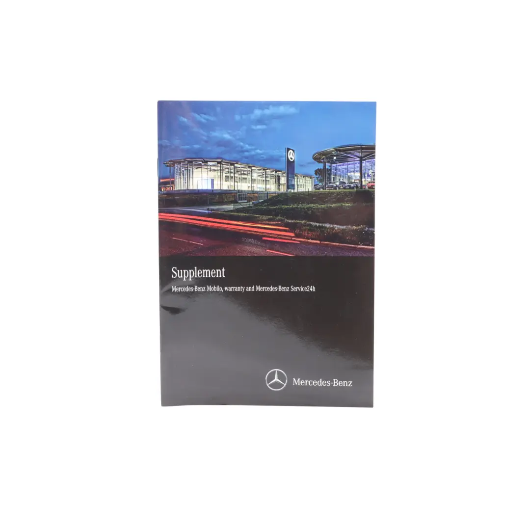 Mercedes W176 Owner's Handbook Book Pouch Case Wallet Set - SKU A0005850300 - Part number A0005850300