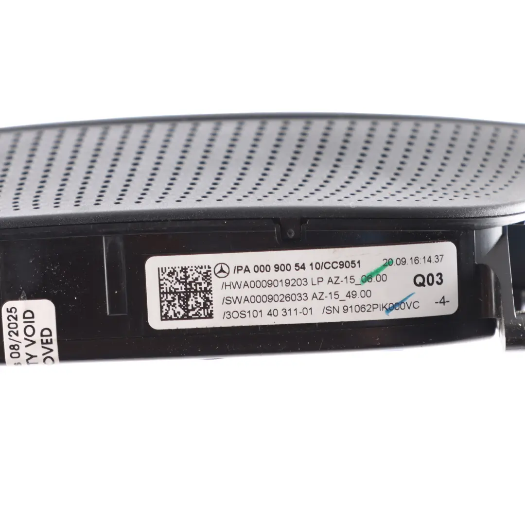 Roof Light Front Reading Lamp Interior Switch to Mercedes W213 S213 with Part number A0009005410 Mercedes W213 S213 Roof Light Front Reading Lamp Interior Switch - SKU A0009005410-2 - Part number A0009005410