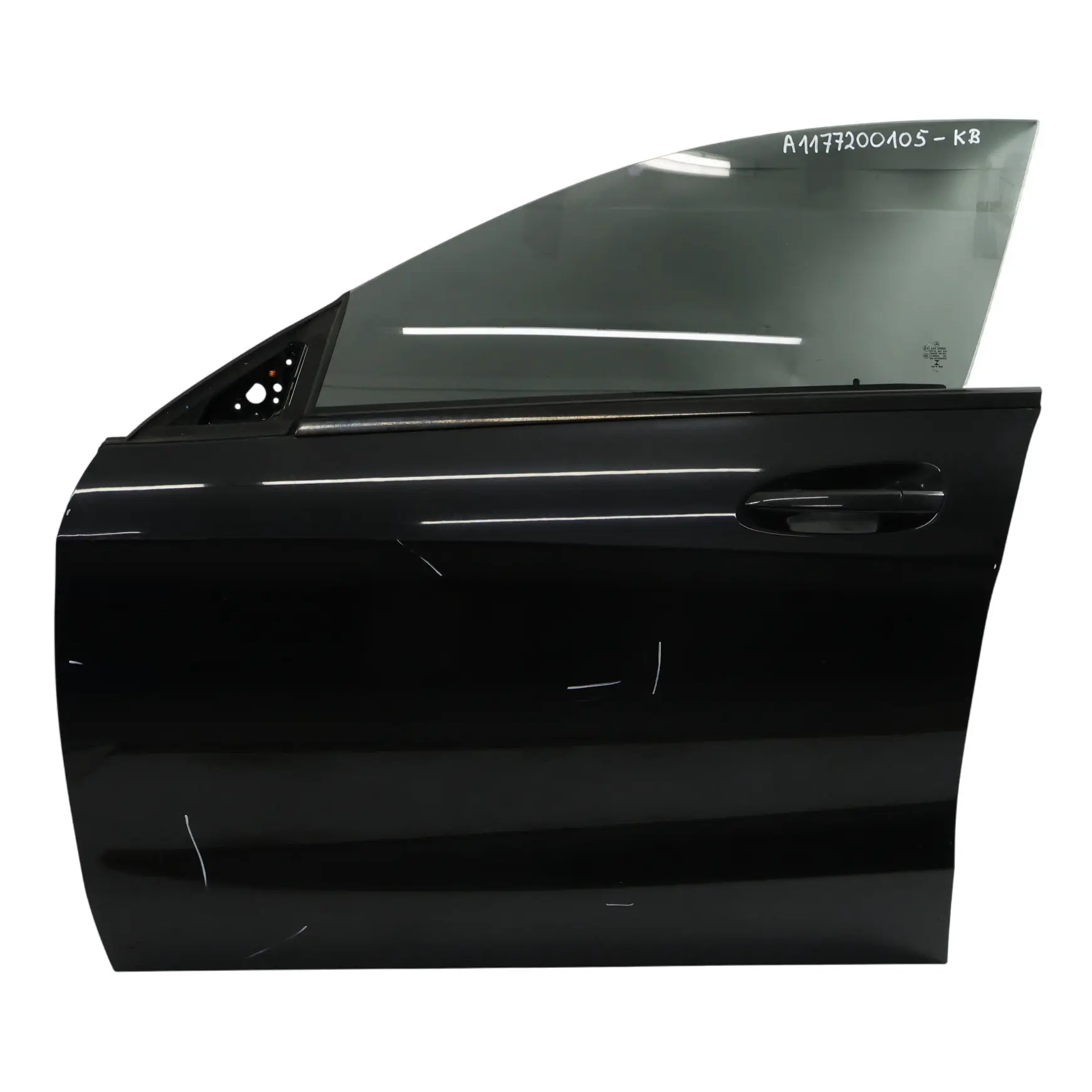 Mercedes C117 Door Front Left N/S Kosmos Cosmic Black Metallic - 191