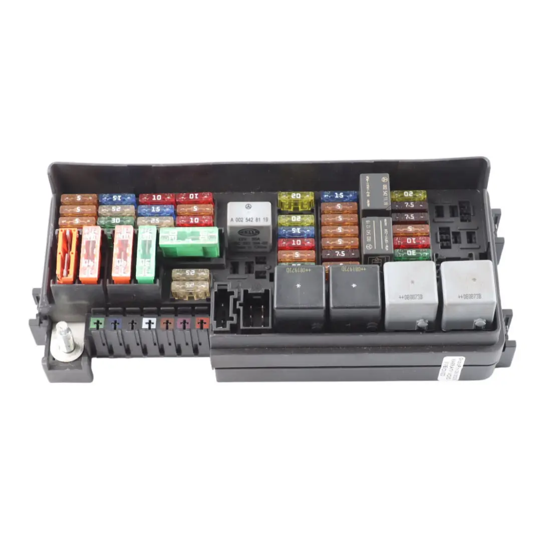 Scatola fusibili Relè Unità controllo posteriore per Mercedes ML W164 con numero di parte A1645403372 Mercedes ML W164 Scatola fusibili Relè Unità controllo posteriore - SKU A1645403372 - Numero di parte A1645403372