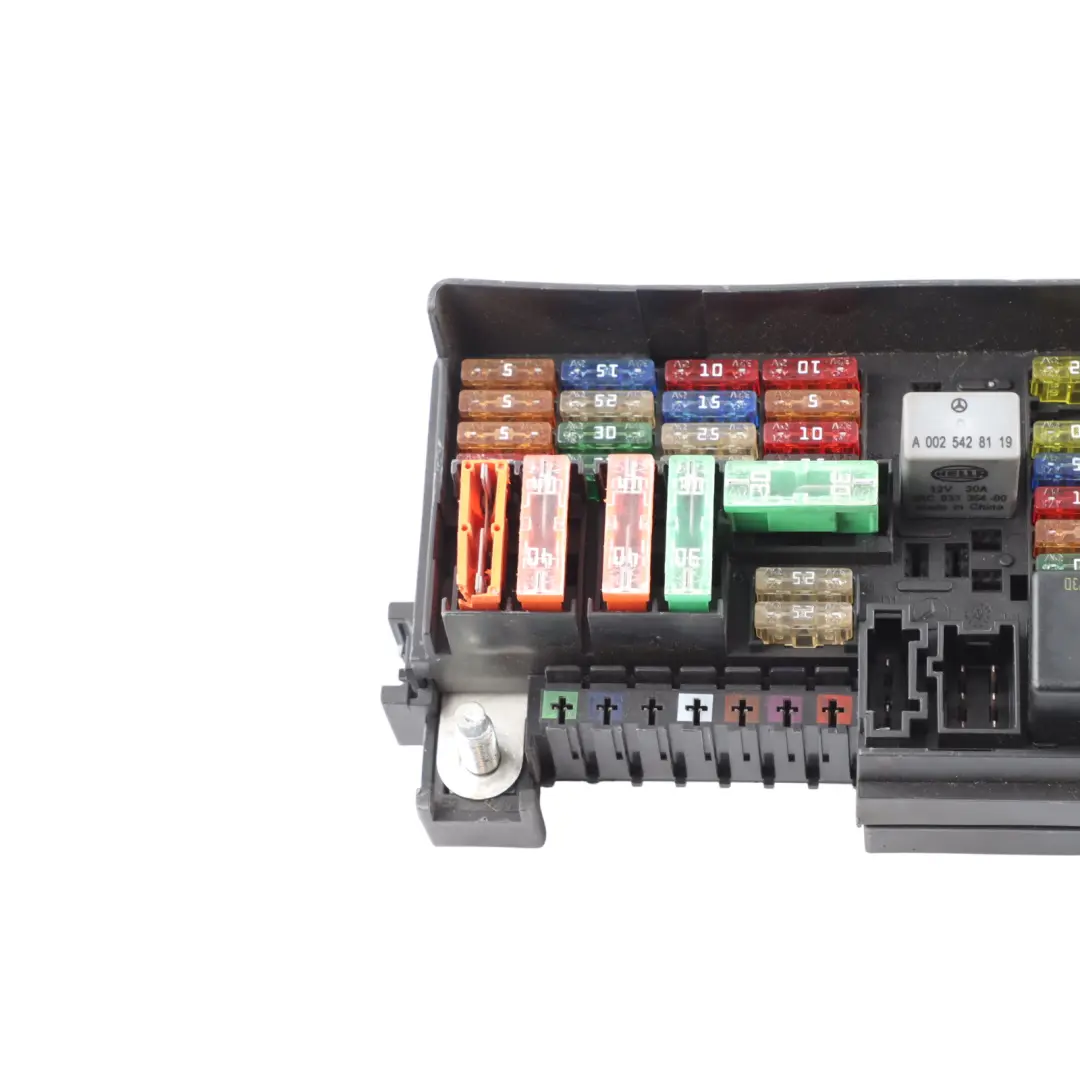 Sicherungs kasten Relais Steuergerät hinten für Mercedes ML W164 mit Teilenummer A1645403372 Mercedes ML W164 Sicherungs kasten Relais Steuergerät hinten - SKU A1645403372 - Teilenummer A1645403372