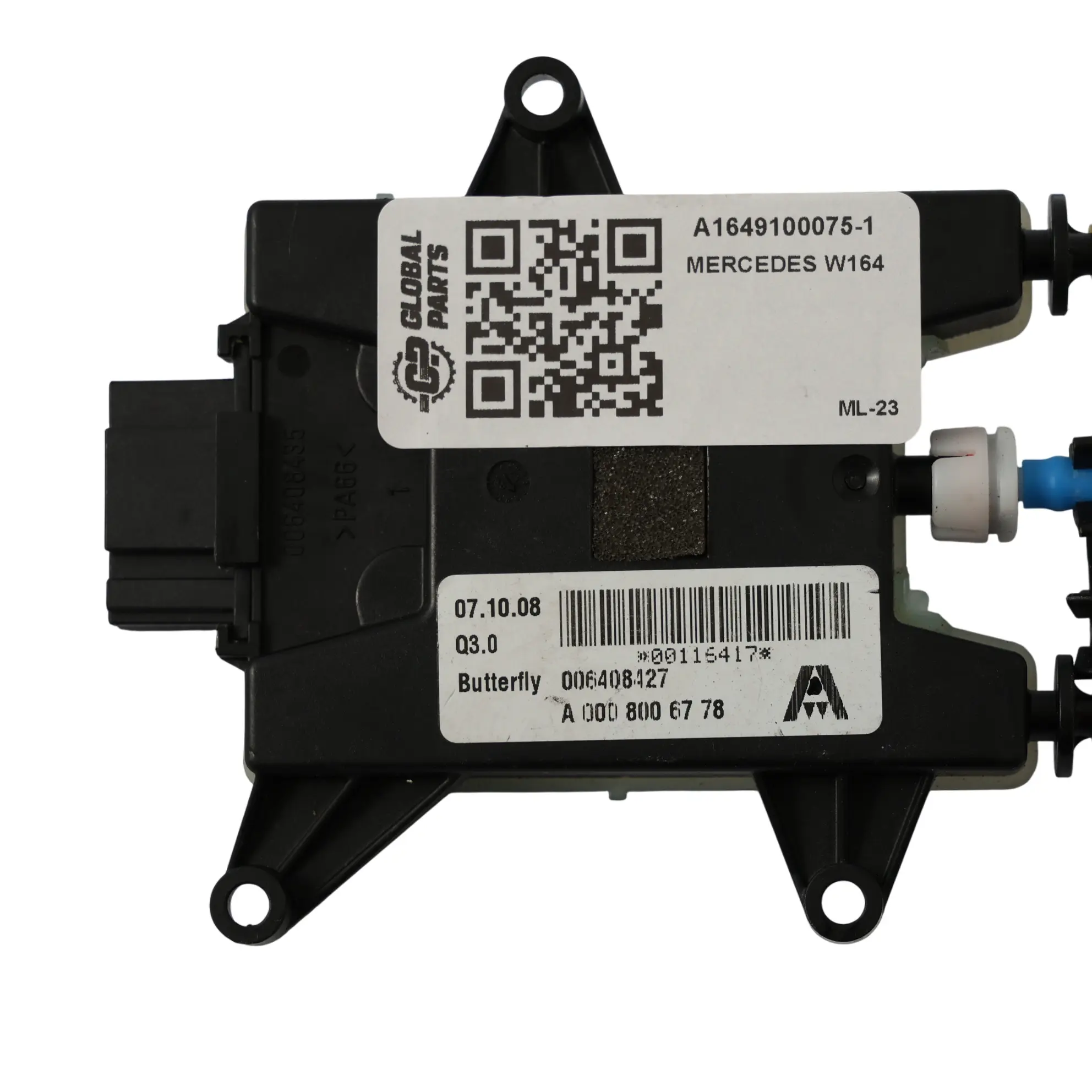 Mercedes ML W164 Lumbar Module Front Seat Lumbar Control Unit A1649100075