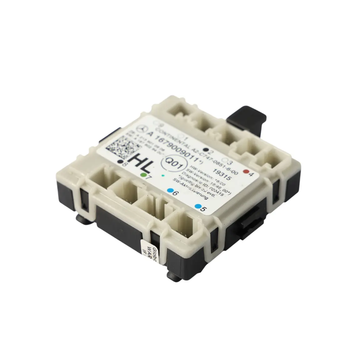 C213 X253 Hintere Tür Steuerungs Modul ECU Links für Mercedes W205 mit Teilenummer A1679009011 Mercedes W205 C213 X253 Hintere Tür Steuerungs Modul ECU Links - SKU A1679009011 - Teilenummer A1679009011