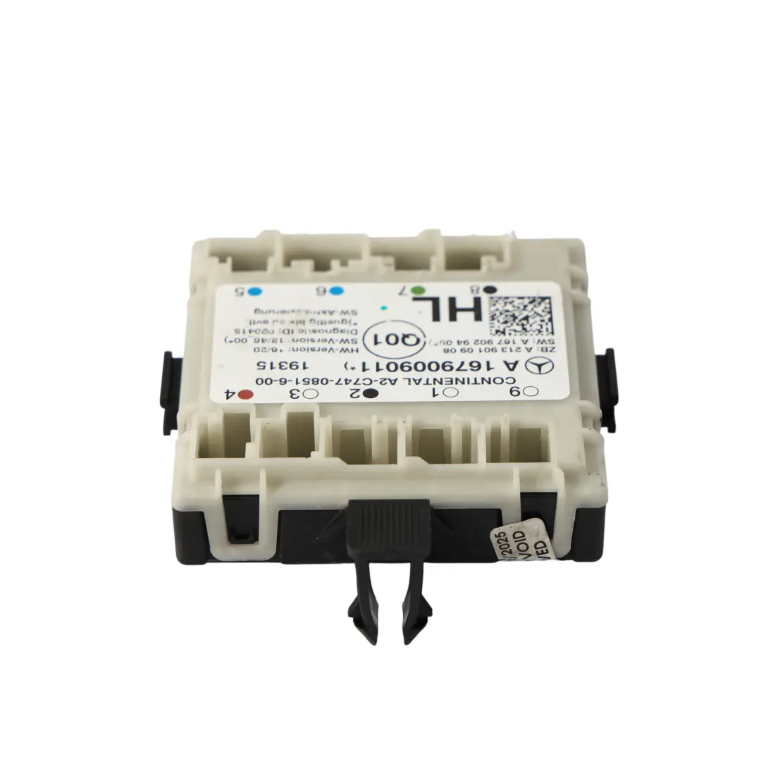 Mercedes W205 C213 X253 Modulo Controllo Porta Posteriore Sinistra - SKU A1679009011 - Numero di parte A1679009011