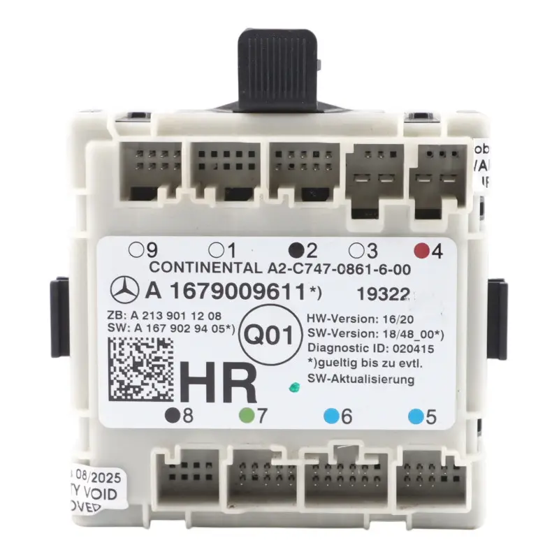 Mercedes W205 W213 X253 Module Porte Arrière Droite ECU A1679009611