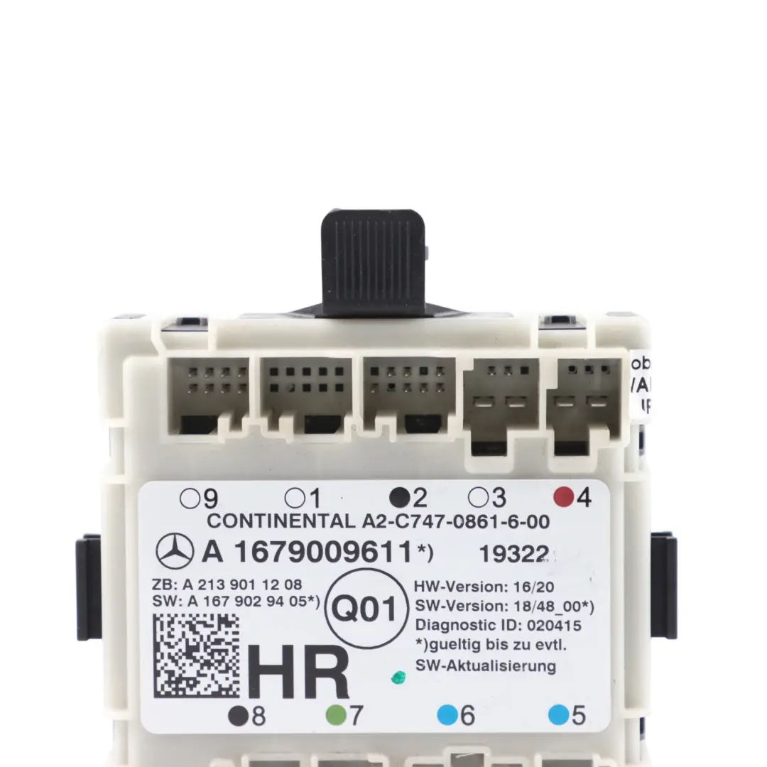 Mercedes W205 W213 X253 Door Module Rear Right O/S Control Unit ECU - SKU A1679009611 - Part number A1679009611
