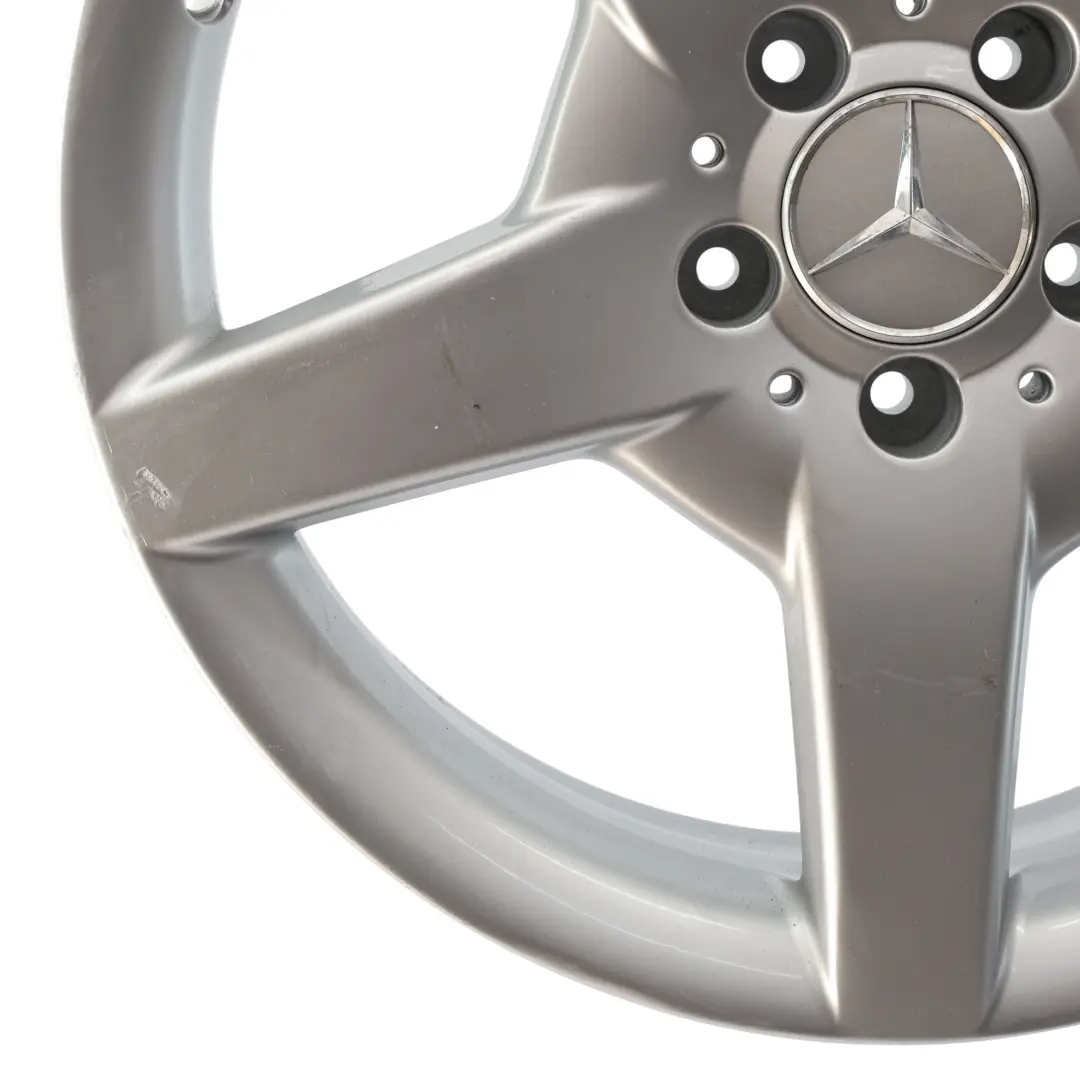Mercedes R171 AMG Front Silver Alloy Wheel Rim 18" 7,5J ET:37 - SKU A1714011602-1 - Part number A1714011602
