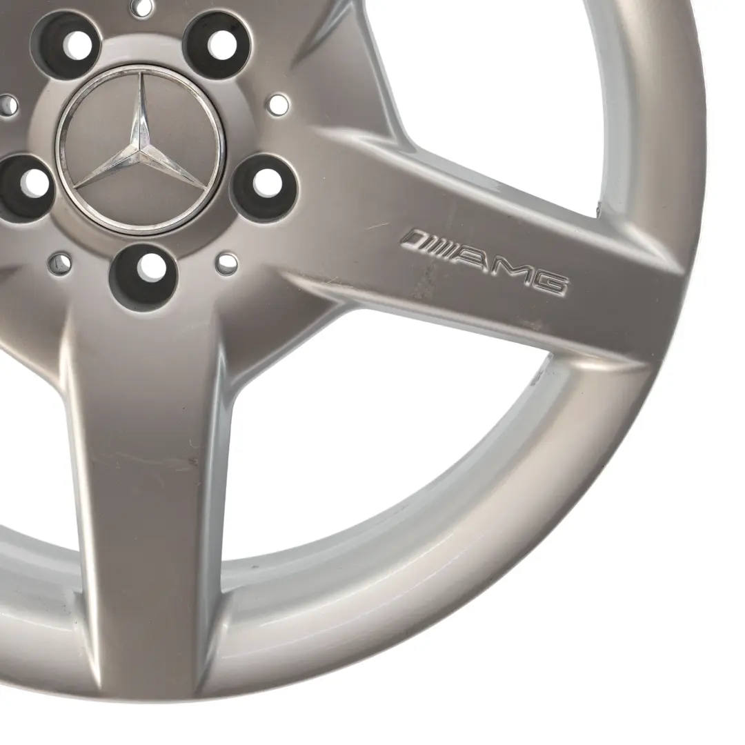 Mercedes R171 AMG Front Silver Alloy Wheel Rim 18" 7,5J ET:37 - SKU A1714011602-1 - Part number A1714011602