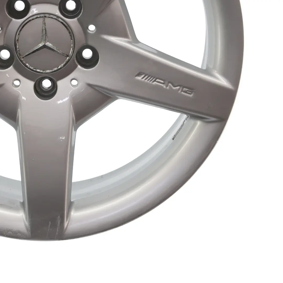 Mercedes R171 C209 AMG Rear Silver Alloy Wheel Rim 18" 8,5J ET:30 - SKU A1714011702-1 - Part number A1714011702
