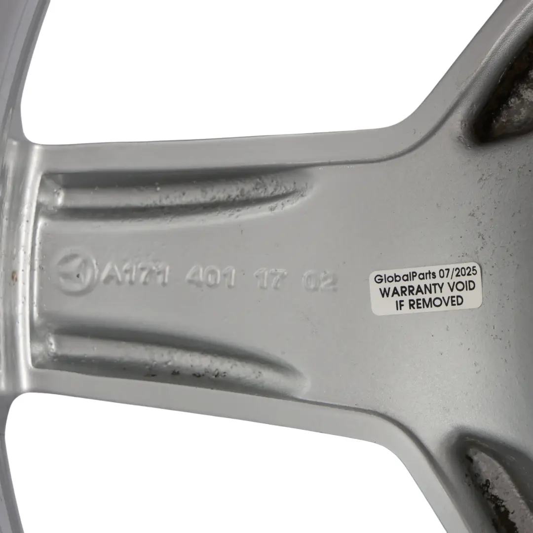 Alloy Wheel Rim 18" 8,5J ET:30 to Mercedes R171 C209 AMG Rear Silver with Part number A1714011702 Mercedes R171 C209 AMG Rear Silver Alloy Wheel Rim 18" 8,5J ET:30 - SKU A1714011702-2 - Part number A1714011702