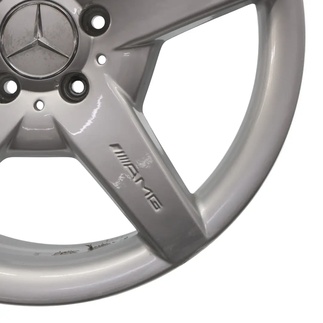 Mercedes R171 C209 AMG Rear Silver Alloy Wheel Rim 18" 8,5J ET:30 - SKU A1714011702-2 - Part number A1714011702
