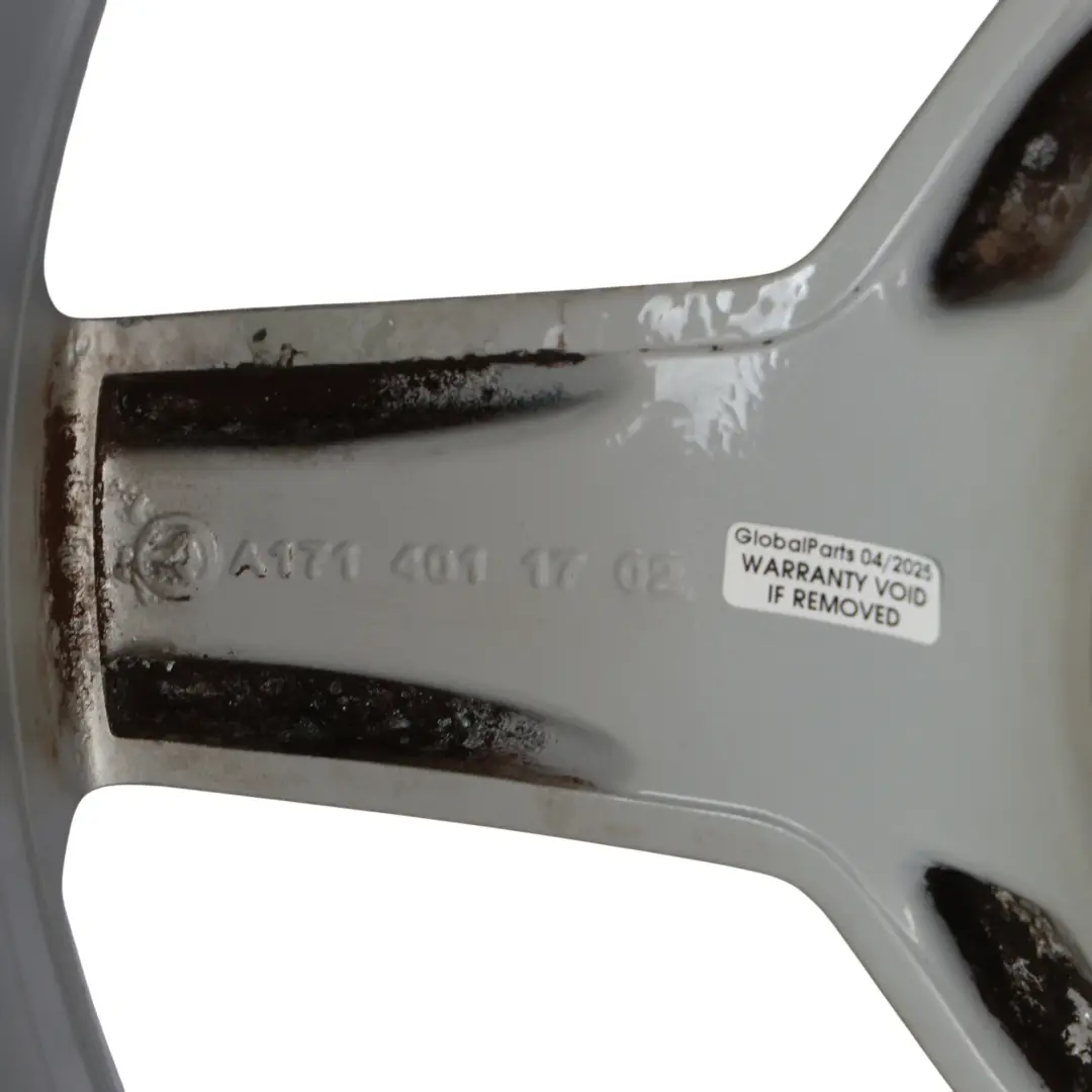 Jante Arrière Alliage Argent 18" 8,5J ET:30 pour Mercedes R171 C209 AMG à propos du numéro de pièce A1714011702 Mercedes R171 C209 AMG Jante Arrière Alliage Argent 18" 8,5J ET:30 - SKU A1714011702-4 - Numéro de pièce A1714011702