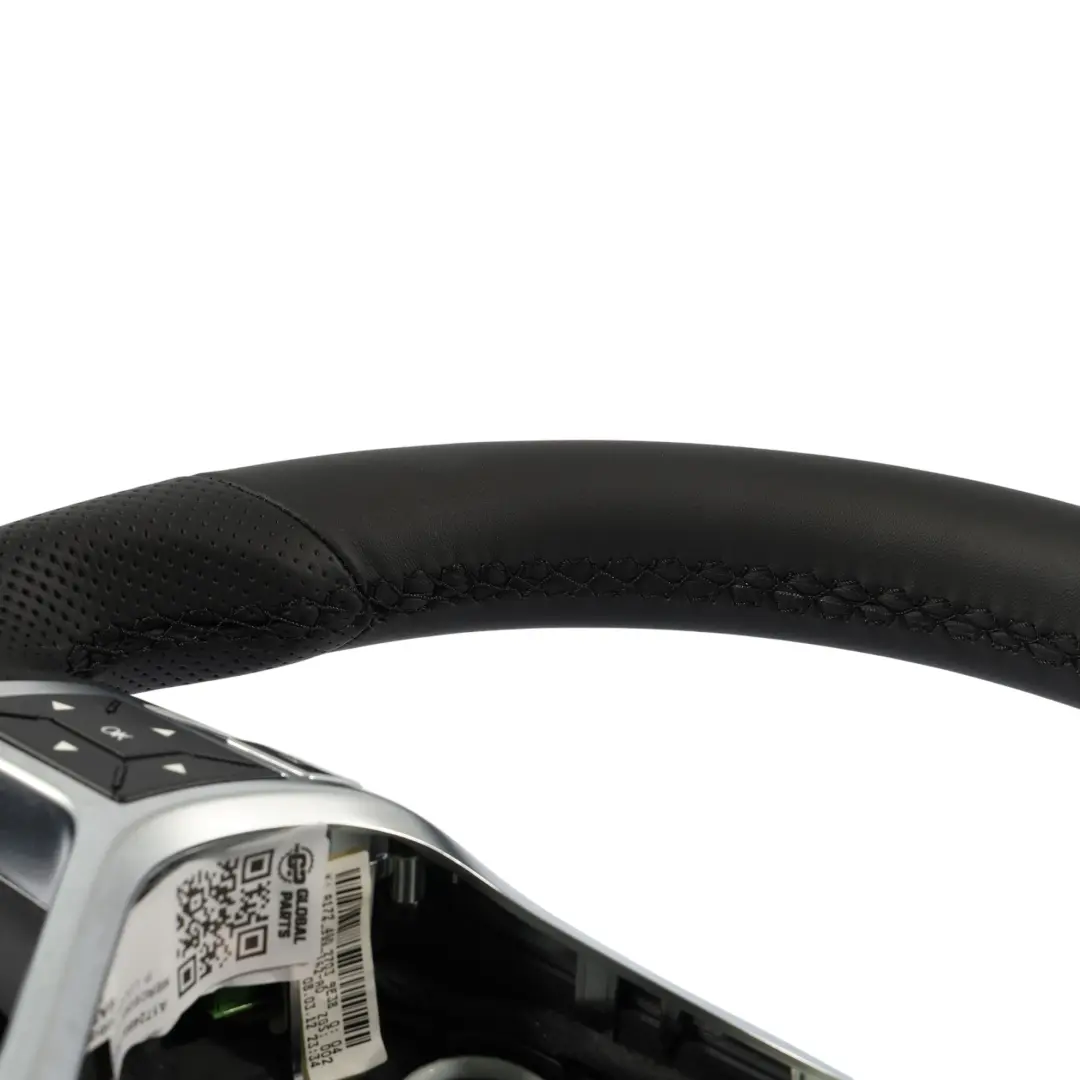 Volante Mercedes W204 W207 W212 W218 NUOVO in pelle nera Sport Cambio al Volante - SKU A1724602703-3 - Numero di parte A1724602703
