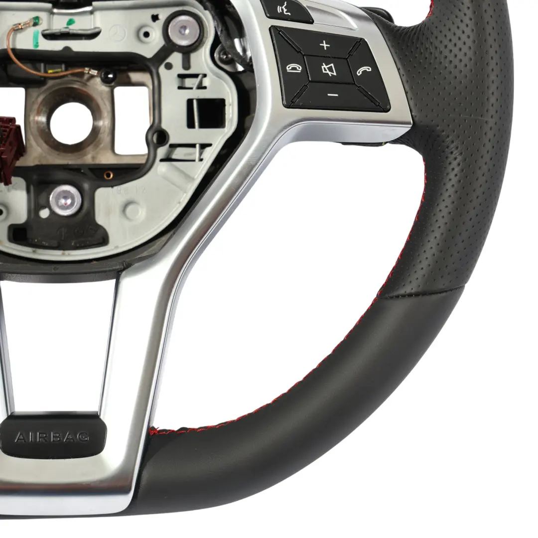 Mercedes W204 W212 Lenkrad AMG Sport NEU Schwarz Leder Sport Schaltwippen - SKU A1724604203-2 - Teilenummer A1724604203