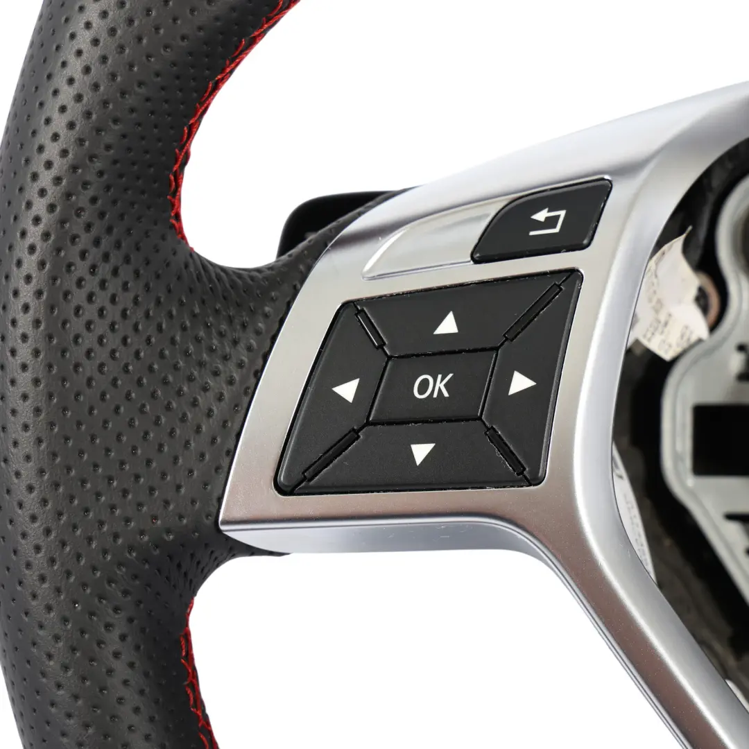 Mercedes W204 W212 Kierownica AMG Sport NOWA Czarna Skóra Łopatki - SKU A1724604203-2 - Numer Części A1724604203