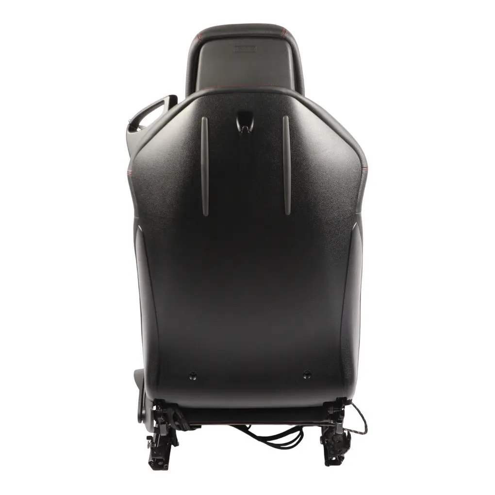 Front Seat Leather Heated Ventilated Black Red Thread Left N/S to Mercedes SLK R172 with Part number A1729103501 Mercedes SLK R172 Front Seat Leather Heated Ventilated Black Red Thread Left N/S - SKU A1729103501-2 - Part number A1729103501