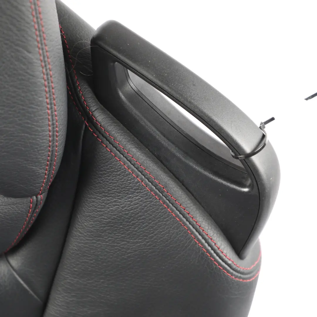 Mercedes SLK R172 Front Seat Leather Heated Ventilated Black Red Thread Left N/S - SKU A1729103501-2 - Part number A1729103501