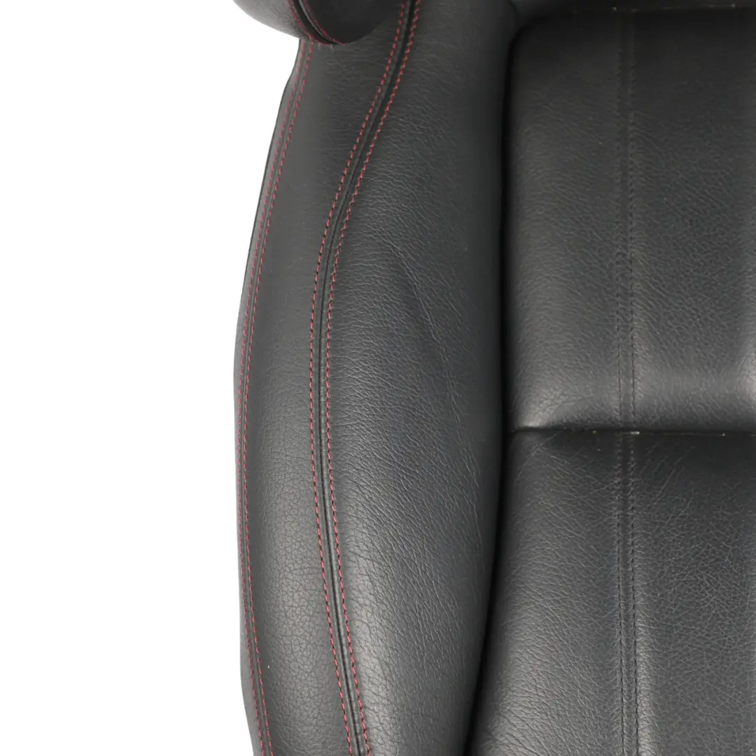 Front Seat Leather Heated Ventilated Black Red Thread Left N/S to Mercedes SLK R172 with Part number A1729103501 Mercedes SLK R172 Front Seat Leather Heated Ventilated Black Red Thread Left N/S - SKU A1729103501-2 - Part number A1729103501