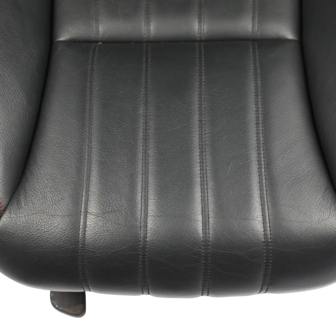 Mercedes SLK R172 Front Seat Leather Heated Ventilated Black Red Thread Left N/S - SKU A1729103501-2 - Part number A1729103501